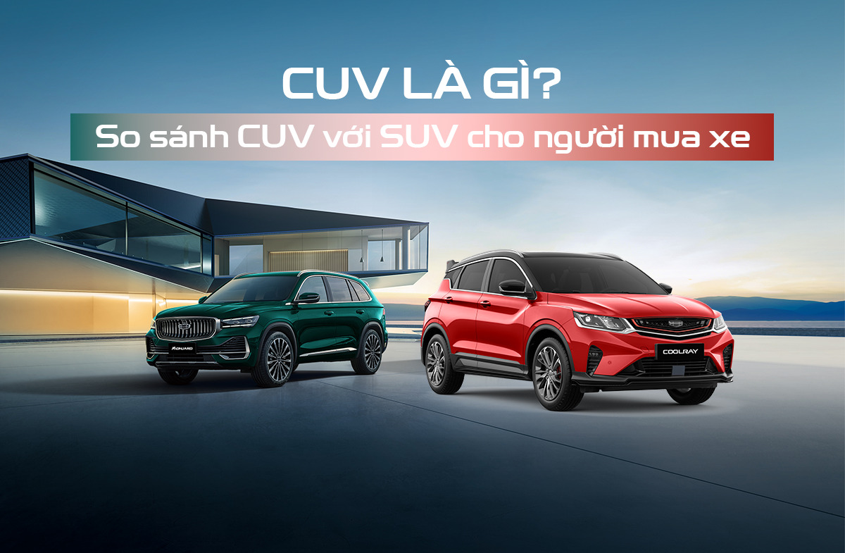 SUV và CUV là gì? 5 yếu tố phân biệt hai dòng xe