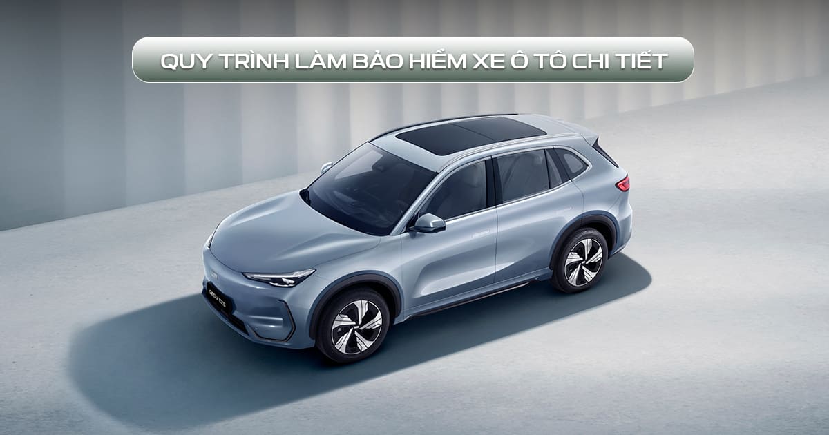 Quy trình làm bảo hiểm xe ô tô